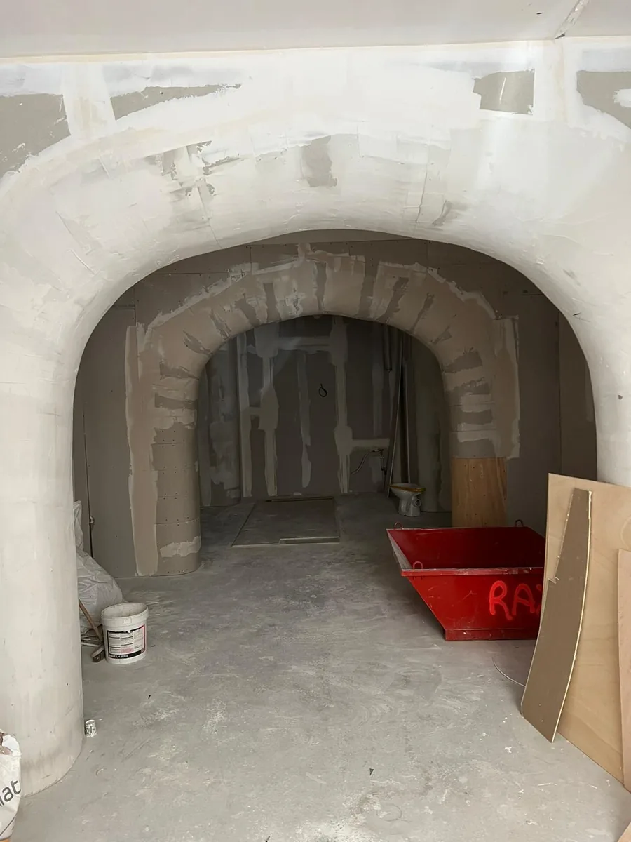 Rénovation bijouterie — arche en cours